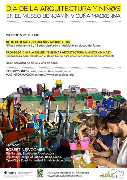 'Día de la arquitectura y niñxs' en Museo Benjamín Vicuña Mackenna / Santiago - Imagen Principal