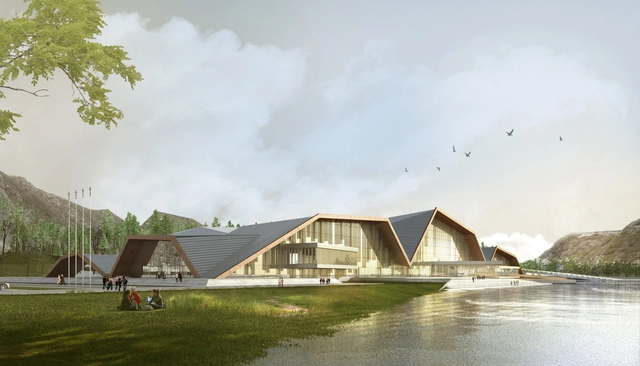 MuuM Designs Mountain-Inspired Cultural Center in Turkey - Cultural Center