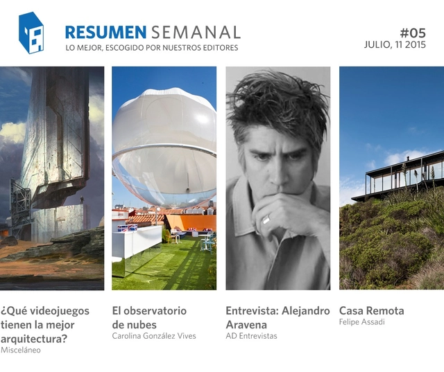 Resumen Semanal: los efectos de la "Ley Mordaza", entrevista a Alejandro Aravena y la relación entre los videojuegos y la arquitectura - Imagen Principal