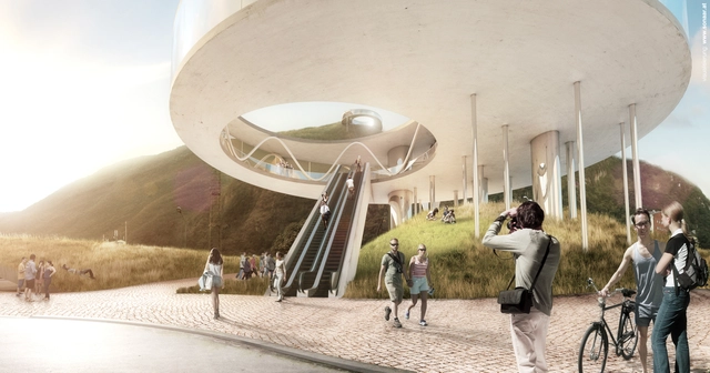 Snøhetta é selecionado para projetar teleférico em Bolzano  - Imagem de Destaque