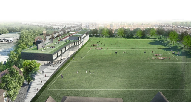 OMA seleccionado para diseñar el Edificio de Deportes y Ciencia en la universidad de Brighton - Imagen Principal