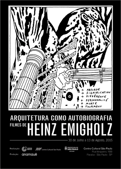 CCSP promove a mostra de cinema "Arquitetura como autobiografia: Filmes de Heinz Emigholz" - Imagem de Destaque
