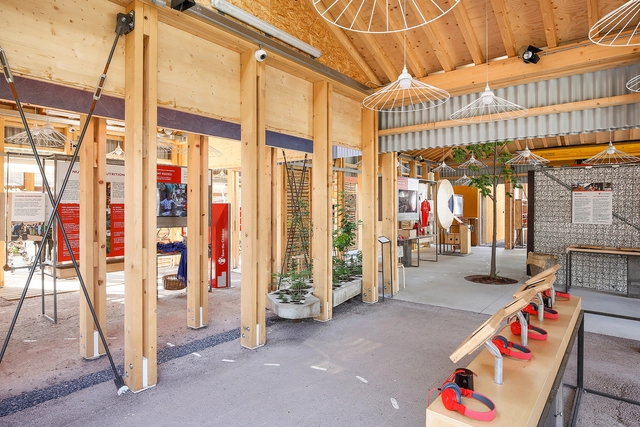 Villaggio Save The Children / Argot ou La Maison Mobile - Pavilion, Beam, Facade, Column