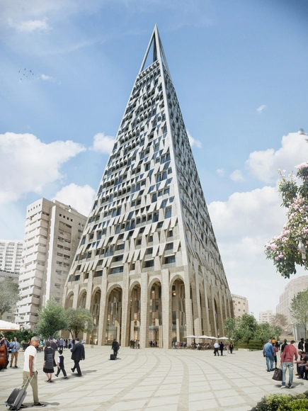 Daniel Libeskind to Build "Pyramid Tower" in Jerusalem  - Featured Image