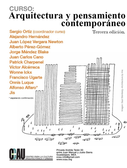 Curso CCAU Arquitectura y pensamiento contemporáneo, Tercera edición / Guadalajara - Imagen Principal