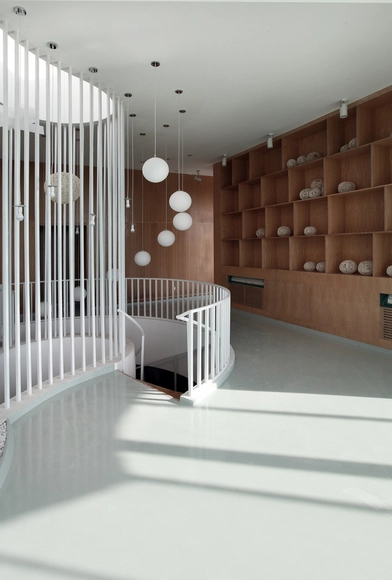 Golf Club / Lmyarch-studio - Services , Facade, Fence, Handrail