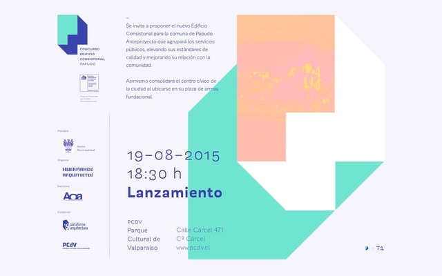 Lanzamiento del concurso nacional Edificio Consistorial Papudo / Valparaíso - Imagen Principal