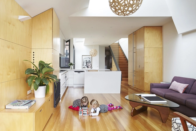 The Big Little House / Nic Owen Architects - Extension, Kitchen, Table, Chair, Countertop