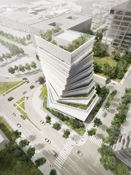 Kengo Kuma inicia a construção de uma torre para a Rolex em Dallas - Imagem de Destaque