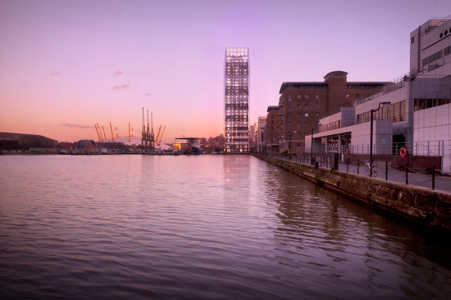 SimpsonHaugh and Partners Begins Construction on Dollar Bay Residential Tower in London - Apartments, Cityscape, Coast
