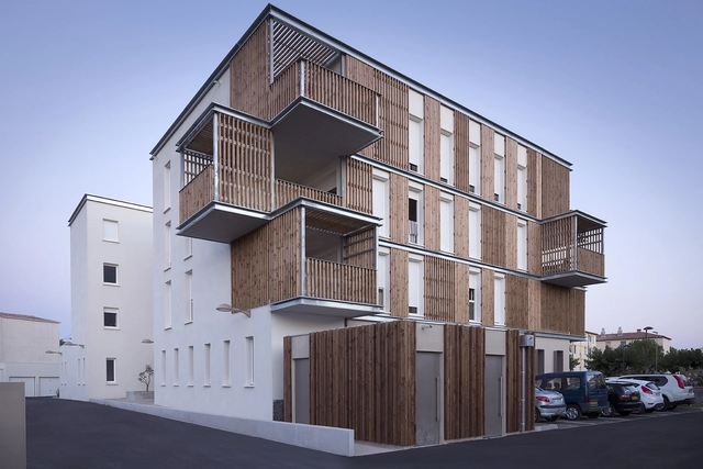 Vivienda Social en Aigues-Mortes / Thomas Landemaine Architectes - Vivienda Social