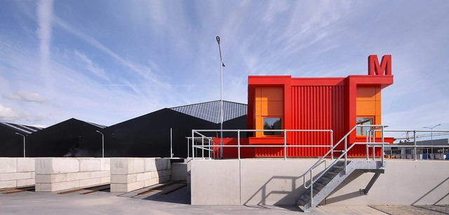 Centro de Reciclaje Milieustraat / Groosman - Arquitectura Industrial