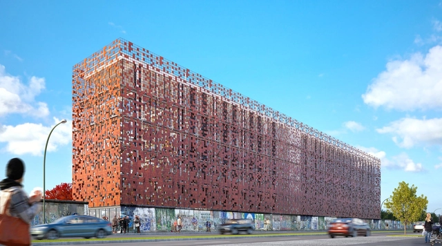 Babeliothèque: Reimagining the East Side Gallery in Berlin - Learning, Facade