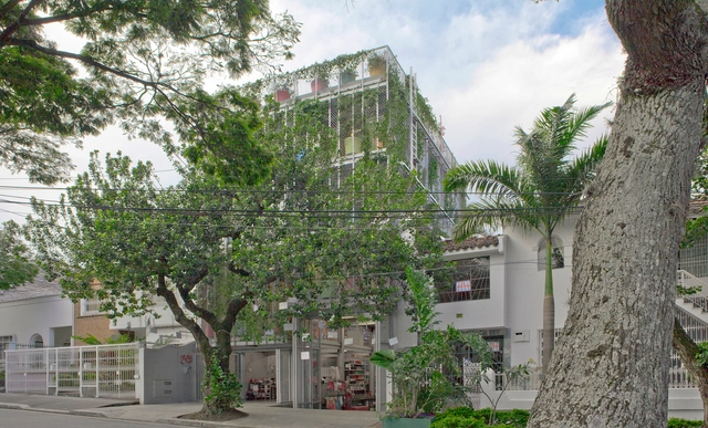 Protótipo Bioclimático de Edifício Jardim / Husos Architects - Habitação Coletiva