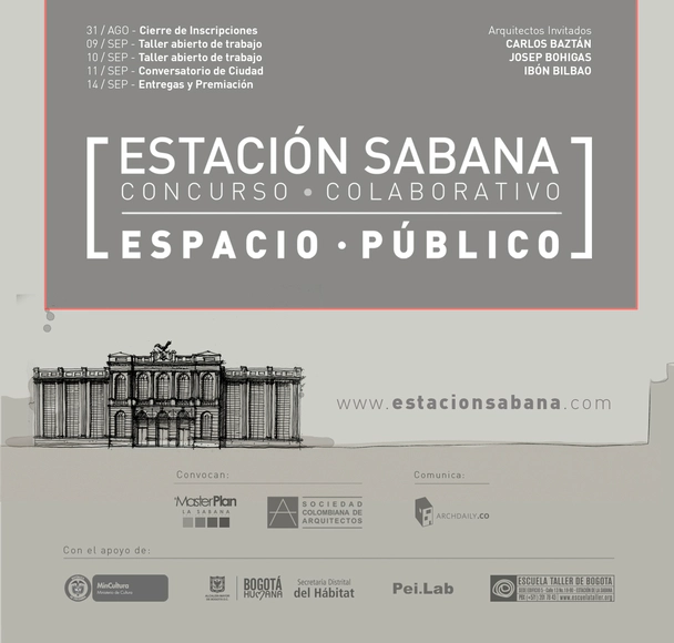 Concurso público colaborativo de anteproyecto arquitectónico para espacio público de plan parcial La Sabana - Imagen Principal
