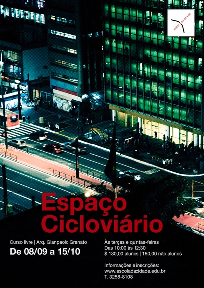 Escola da Cidade promove curso sobre espaço cicloviário - Imagem de Destaque