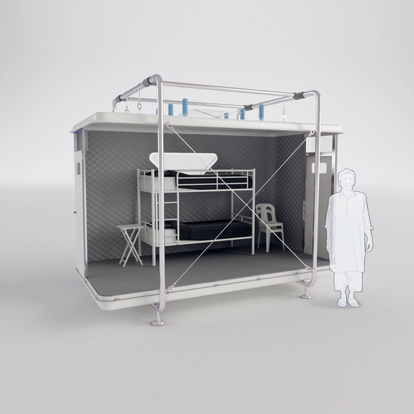 Designnobis’ “Tentative” Provides Compact, Individual Living Spaces for Disaster Victims  - Featured Image