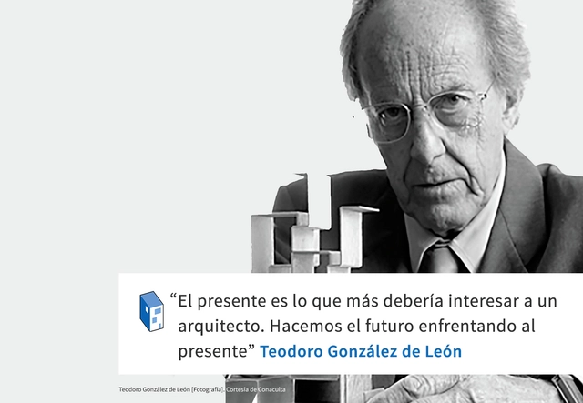 Frases: Teodoro González de León y el presente - Frases
