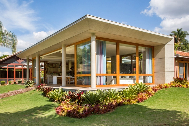 Casa ELJR / Skylab Arquitetos - Casas, Jardim, Porta, Fachada