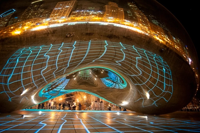 “Luminous Field”: transformar el espacio público a través de la luz y el sonido - Iluminacion