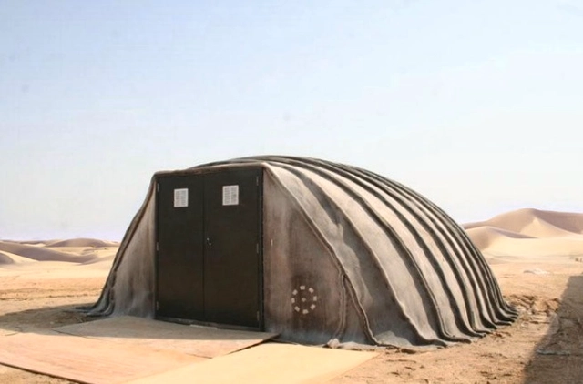 En Detalle: Refugio de Tela de Hormigón  - Imagen Principal