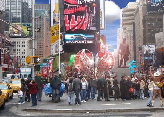 Times Square Celebrates Valentine's Day - Featured Image