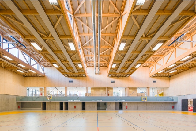 Hacine Cherifi Gymnasium / Tectoniques - Gymnasium, Beam