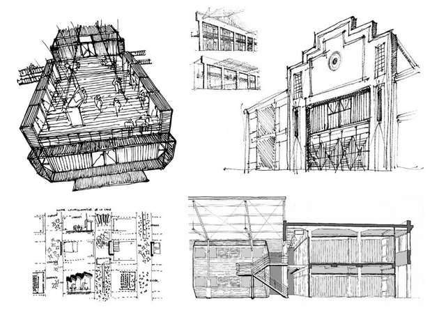 Nueva obra del edificio del ex Mercado de Pescado / Centro Metropolitano de Diseño (CMD) - Arquitectura Cultural