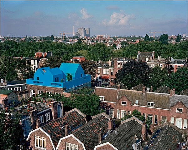 蓝色的屋顶世界，最接近天堂的空间 Didden Village / MVRDV - 主图