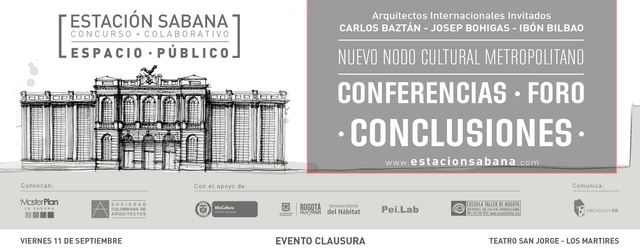 Estación Sabana: conversatorio abierto de ciudad / Bogotá [sorteo cerrado] - Imagen Principal