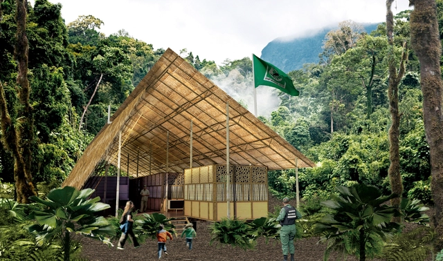 Enlace Arquitectura, primer lugar en diseños de módulos de control mixto en zonas naturales de Venezuela - Obras De Pequeña Escala, Jardín, Bosque