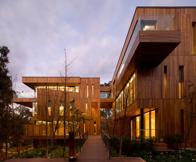 隐舍 / INTEGER Ltd (Intelligent & Green) & Oval partnership Ltd  - 居住建筑, 花园, 表皮