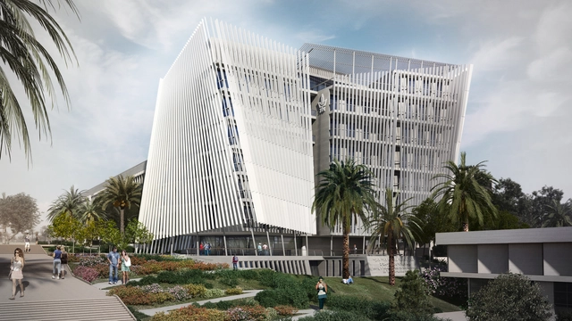 o2a 建筑事务所为特拉维夫大学的可持续性发展所设计的自然光和风的控制系统 - 主图