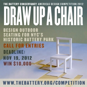 Extended Deadlines - Battery Conservancy Americas Design Competition 2012: Draw Up A Chair - Featured Image