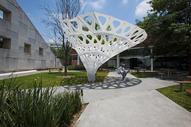 Pabellón Paramétrico DIGFABMTY2.0, proyecto experimental de estudiantes mexicanos - Imagen Principal