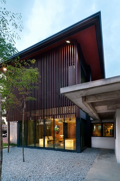 S14 House / archicentre - Extension, Facade