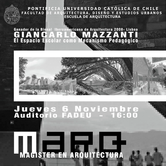 Conferencia Giancarlo Mazzanti - Imagen Principal