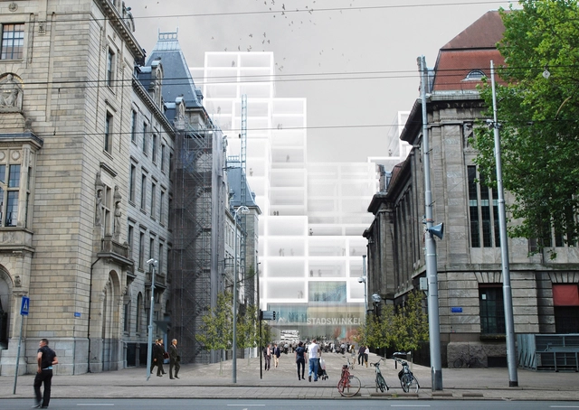 Rotterdam City Hall Competition Proposal by OMA - Featured Image