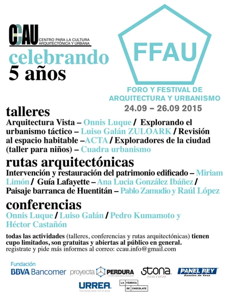 FFAU Foro y Festival de Arquitectura y Urbanismo / Guadalajara - Imagen Principal
