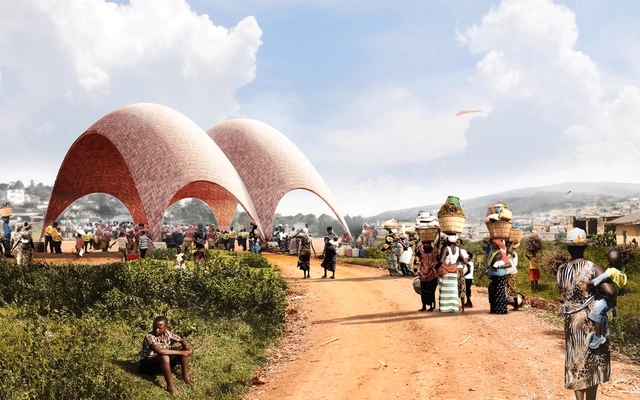 Foster + Partners presenta diseño para 'droneport' en Ruanda - Imagen Principal