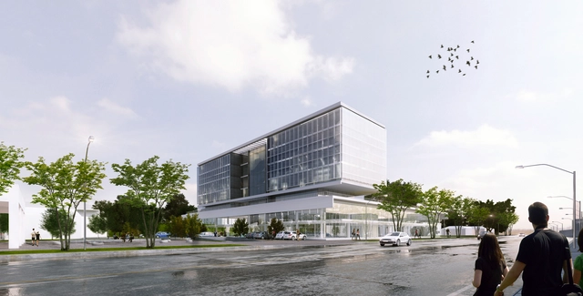 1.61 Arquitectos + Jorge Taberna, primer lugar en concurso de la nueva sede del Ministerio de Salud GCABA - Ministerio, Fachada