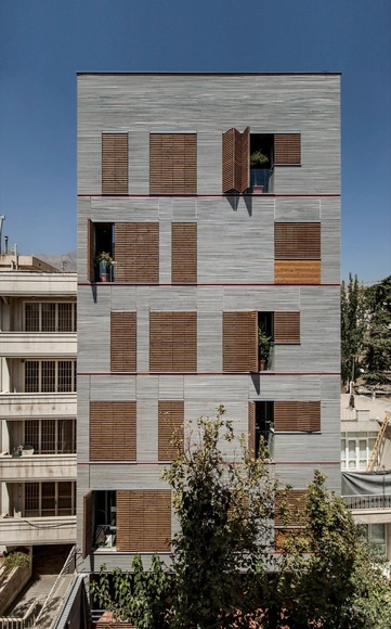 Edificio habitacional Andarzgoo / Ayeneh Office - Apartamentos