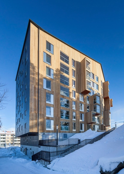 OOPEAA's Puukuokka Housing Block Wins 2015 Finlandia Prize - Featured Image
