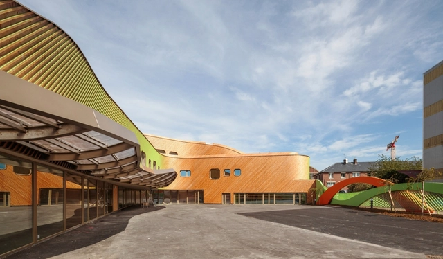Nursery and Primary School in Saint-Denis / Paul Le Quernec - Day Care, Facade
