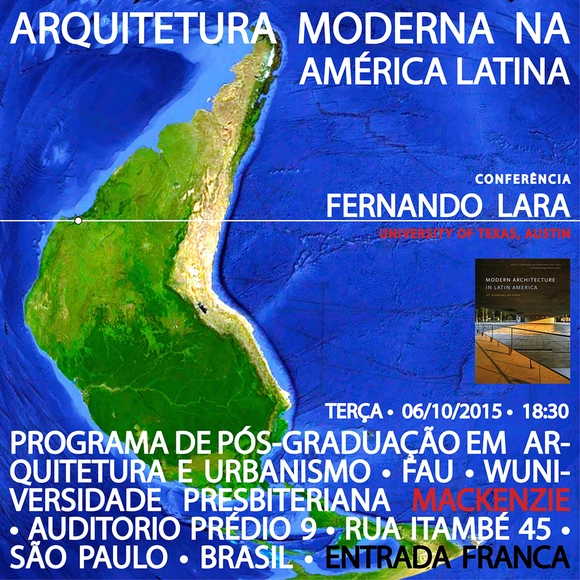 Conferência com Fernando Lara sobre arquitetura moderna na América Latina - Imagem de Destaque