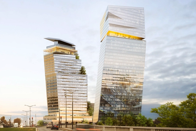 Jean Nouvel recebe aprovação para o projeto "Tours Duo" em Paris - Imagem de Destaque