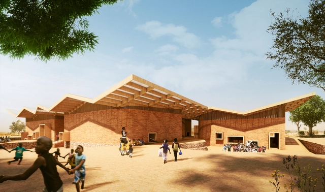 Francis Kéré projeta campus educacional para a Fundação Mama Sarah Obama no Quênia - Escola Primária