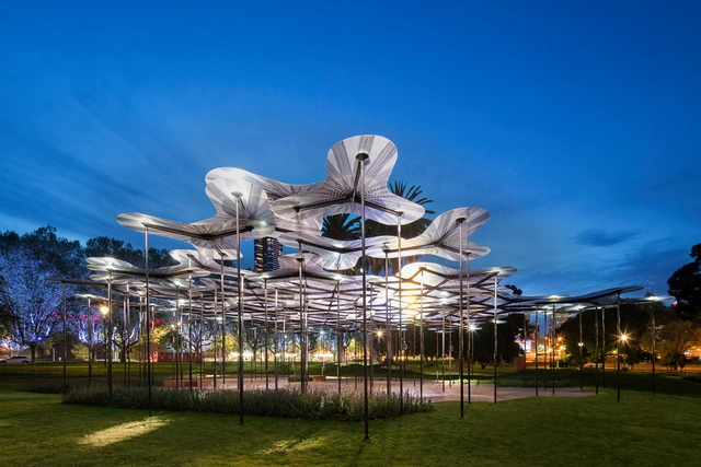 Amanda Levete's MPavilion Opens in Melbourne  - Featured Image