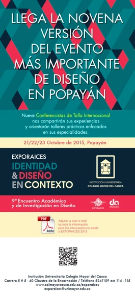 EXPORAICES 2015 Identidad y Diseño en Contexto / Popayán - Imagen Principal