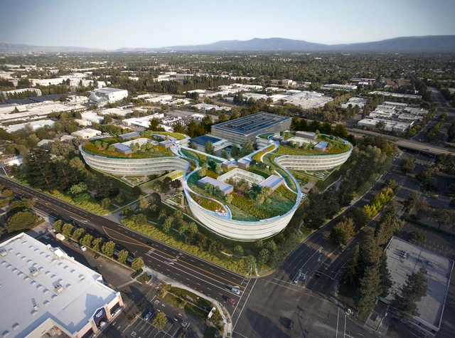 HOK projeta novo campus da Apple no Vale do Silício - Imagem de Destaque